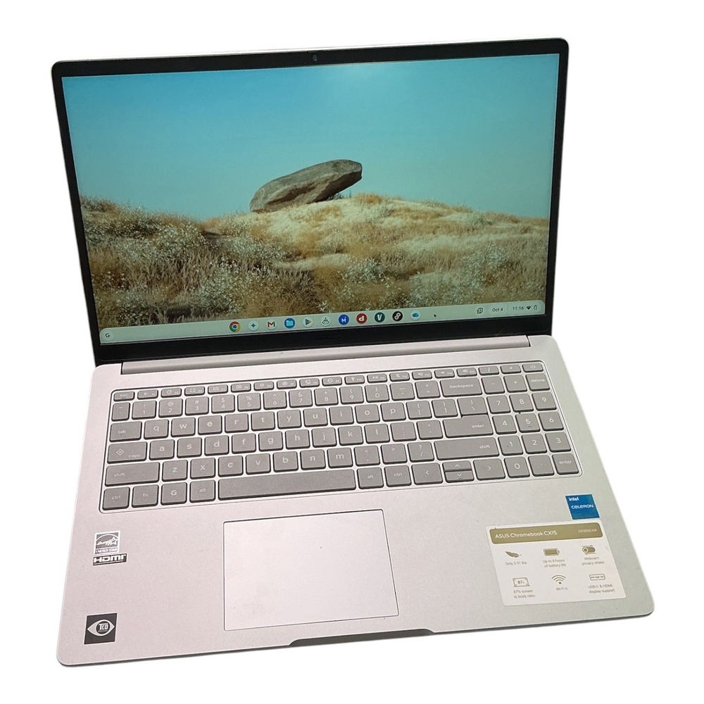 ASUS Chromebook CX1505CKA-W548R-PG 15.6 Intel Celeron Silver Laptop